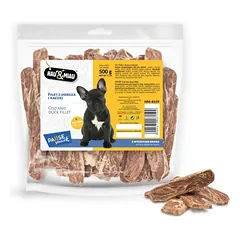 Hau&Miau minkštos menkės ir antienos juostelės 500g
