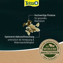TetraPond tvenkinio žuvų lesalas Flakes, Ekonominė pakuotė: 2 x 4 L — 3 nuotrauka