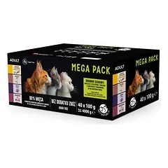 Pet Republic Feline Adult Nassfutter für Katzen 40 x 100 g