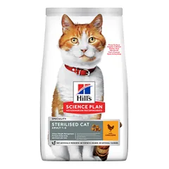 Hill's Sterilised Adult sausas maistas sterilizuotoms katėms, 3 kg