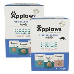 Applaws Cat Multipack Žuvies rinkinys želė 24x70g
