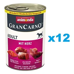 ANIMONDA GranCarno Adult širdis 12x400g