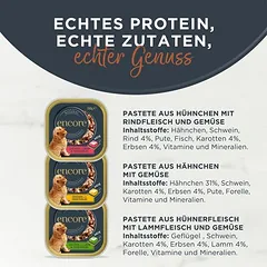 Encore paštetų mišrus rinkinys, drėgnas maistas katėms 5 x 150 g, 100 - 199 g — 3 nuotrauka