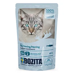 BOZITA Gabalėliai silkės padaže (paketėlis) 85g photo