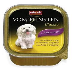 Animonda vom feinsten Classic šunų konservai su kalakutiena ir ėriena, 150 g