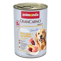 Animonda GranCarno Adult Single Protein Sensitiv 6 x 400 g drėgnas maistas šunims — 3 nuotrauka