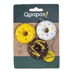 Quapas Dog Toy Fun LatexDonut Set 3 Stück