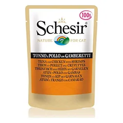 SCHESIR tunas su vištiena ir krevetėmis, 6 x 50 g
