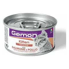 Gemon Cat Mousse Kitten with Salmon and Chicken 85 g