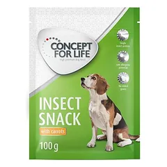Concept for Life Insect Snack su morkomis, skanėstai šunims — 2 nuotrauka