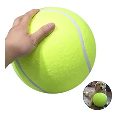 HausPets didelis pripučiamas teniso kamuoliukas 24 cm, lauko žaislas šunims