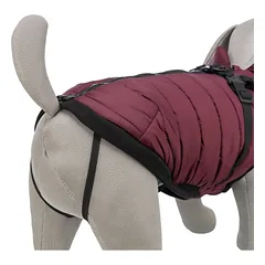 TRIXIE Pirou žieminė striukė su petnešom, S: 40 cm, t.raudona — 4 nuotrauka