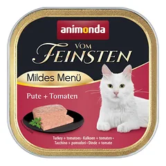 ANIMONDA Vom Feinsten Mild Menue Indyk ir pomidorai 100g paštetas katėms