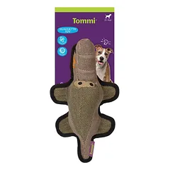 TOMMI Silhouette medžiaginis žaislas šunims krokodilas, 30 cm