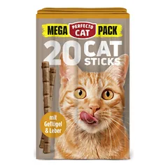 Perfecto Cat Catsticks skanėstai su paukštiena ir kepenėlėmis katėms - Pet24