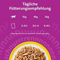 Whiskas Senior drėgnas maistas katėms, maišeliai 120 x 85 g, 80 - 99 g — 5 nuotrauka