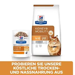 Hill’s Prescription Diet k/d + Mobility su vištiena, drėgnas maistas katėms — 5 nuotrauka