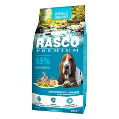 Rasco Premium Adult Lamb and Rice, 1 kg, pašaras suaugusiems šunims su ėriena ir ryžiais — 3 nuotrauka