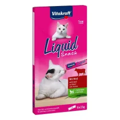 Vitakraft Liquid Snack skanėstas su jautiena katėms
