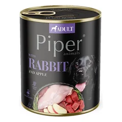 DOLINA NOTECI Piper šunims su triušiena ir obuoliais 800g