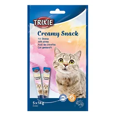 Trixie Creamy Snack Shrimp tyrelių skanėstai katėms, 70 g
