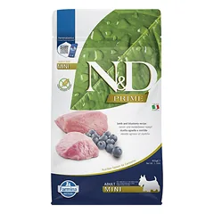 Farmina N&D Prime Mini Adult Lamb & Blueberry sausas maistas šunims