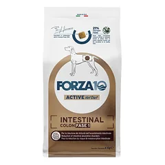 Forza10 Intestinal Colon Active 1 fazės dietinis sausas maistas suaugusiems šunims su chronišku kolitu, 4 kg — 1 nuotrauka