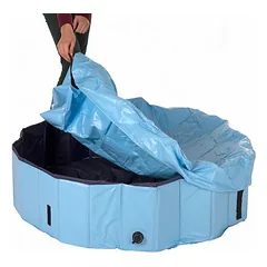 zooplus Exclusive baseinas šunims Dog Pool Keep Cool, Ø 120 x H 30 cm (įsk. dangtį) — 4 nuotrauka