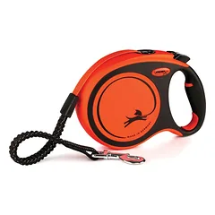 Flexi Xtreme juostelinis šunų pavadis, L, iki 55 kg, 8 m, oranžinis — 2 nuotrauka