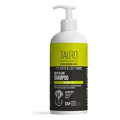 Ultra Natural Care For White & Light Coat Deep Clean šampūnas šunų ir kačių kailiui ir odai, 1000 ml — 2 nuotrauka