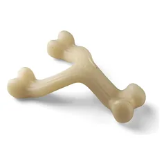 Nylabone Gourmet Wishbone Chicken - patvarus kramtomasis žaislas šunims, intensyvaus vištienos skonio — 2 nuotrauka