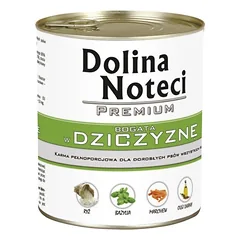 Konservai šunims su žvėriena Dolina Noteci Premium 800 g