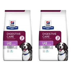 HILL'S Prescription Diet Sensitive i/d Activ Biome Canine kiaušiniai ir ryžiai 24 kg (2 x 12 kg)