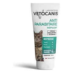 Vetocanis Repellierendes Floh- und Zecken-Shampoo für Katzen