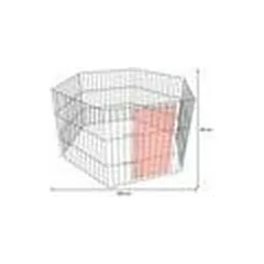 Flamingo aptvaras šuniukams Puppy Run Jax, 160 cm, aukštis 80 cm — 2 nuotrauka