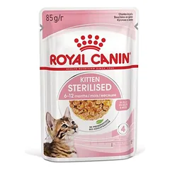 Royal Canin Sterilized Kitten drebutyje, drėgnas maistas kačiukams — 2 nuotrauka