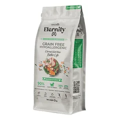 Magros Eternity Begrūdis sausas maistas šuniukams su lašiša ir kalakutiena 2 kg