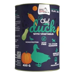 SYTA MICHA Chef Monoprotein Antis su daržovėmis 400 g drėgnas maistas šunims