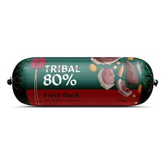 Šlapias maistas šunims su šviežia antiena – Tribal Gourmet Sausage 80% Fresh Duck nuotrauka