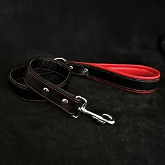 Bestia Hundeleine Softleder breit