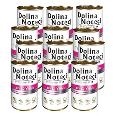 Konservai šunims su kalakutiena Dolina Noteci Premium, 12 x 400 g