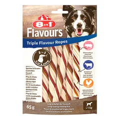8in1 Flavours trigubo skonio lazdelės skanėstai šunims, 65 g