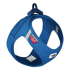 Curli Vest Clasp Air-Mesh petnešos šunims, mėlynos