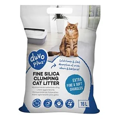 Duvo+ Premium smulkus Silica kraikas, kietėjantis, baltas 16 l