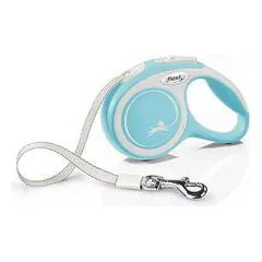 FLEXI New Comfort M juostinis pavadėlis šunims, 5 m, žydras