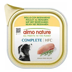 Almo Nature HFC Complete Dogs vištiena su rozmarinu, drėgnas maistas šunims 150 g