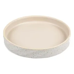 Duvo+ Katzen-Futterschale Stone wavy dune grau-grün