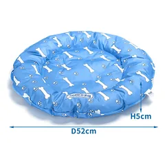 Nobleza apvalus vėsinantis kilimėlis šunims ir katėms, 52x5 cm — 2 nuotrauka