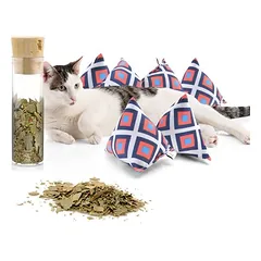 Canadian Cat Company Schmusekissen 6er-Set Katzenminze Pyramide XL