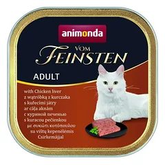 ANIMONDA Vom Feinsten Classic Cat skonis: su vištienos kepenėlėmis  100 g
